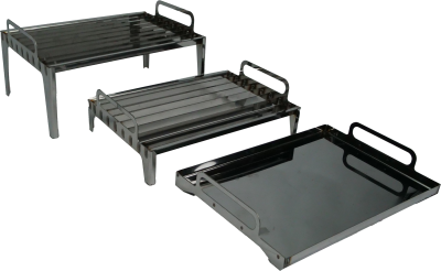 Коптильня двухъярусная нержавейка МК.05+сумка из брезента в подарок